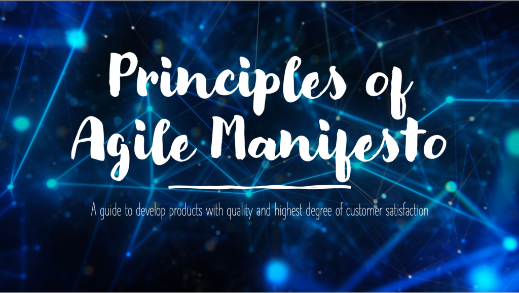 Agile Manifesto – Principles